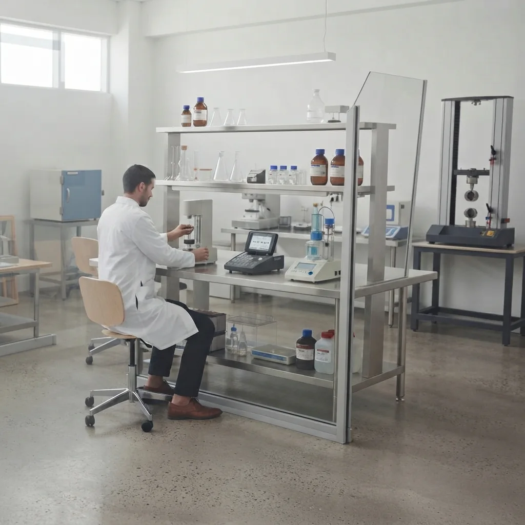 Laboratorio de control de calidad de Kensu