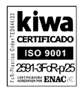 Certificado Kiwa ISO 9001 ENAC